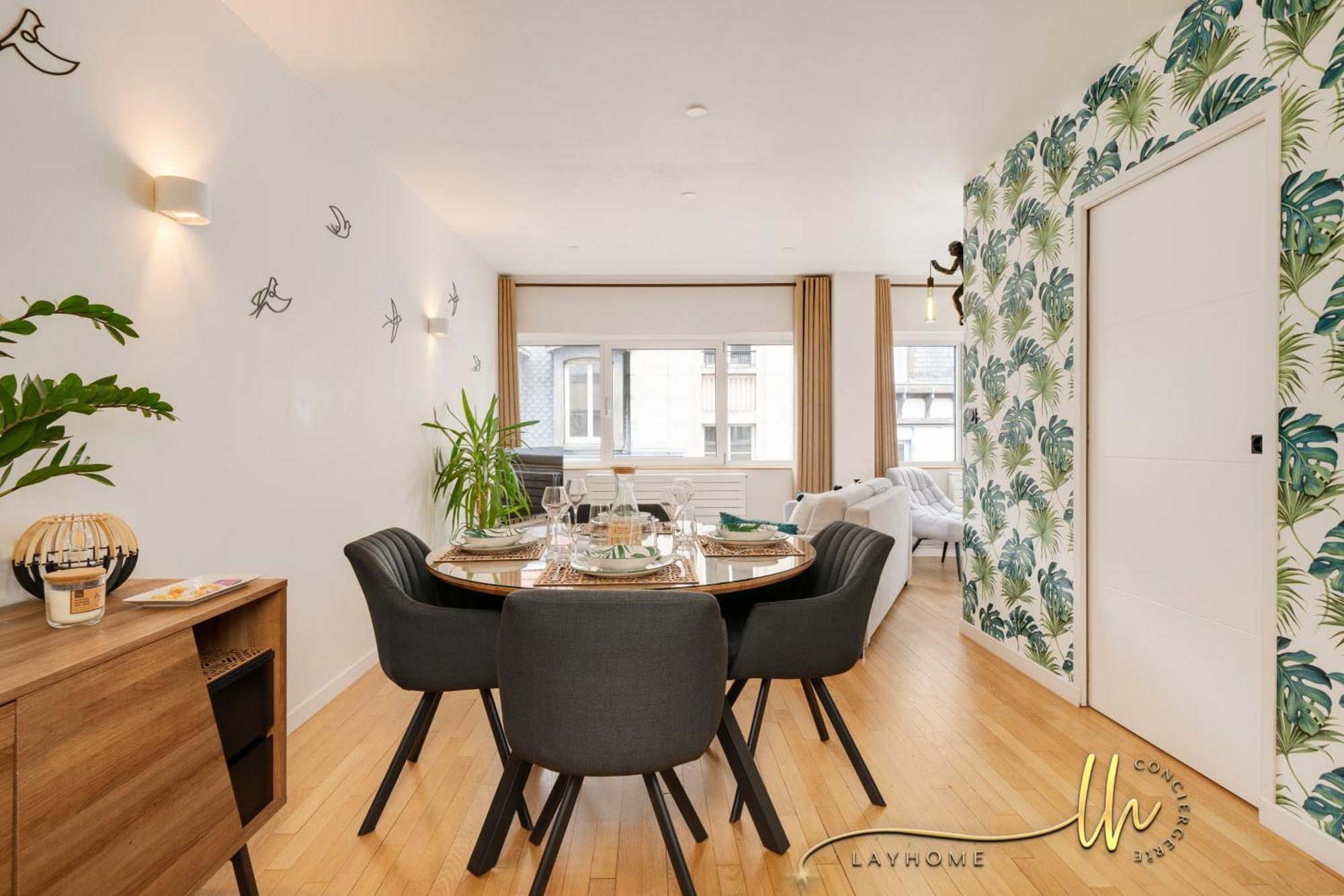 Chaleureux, Lumineux Et Confortable F2 Renove En Plein Coeur De
