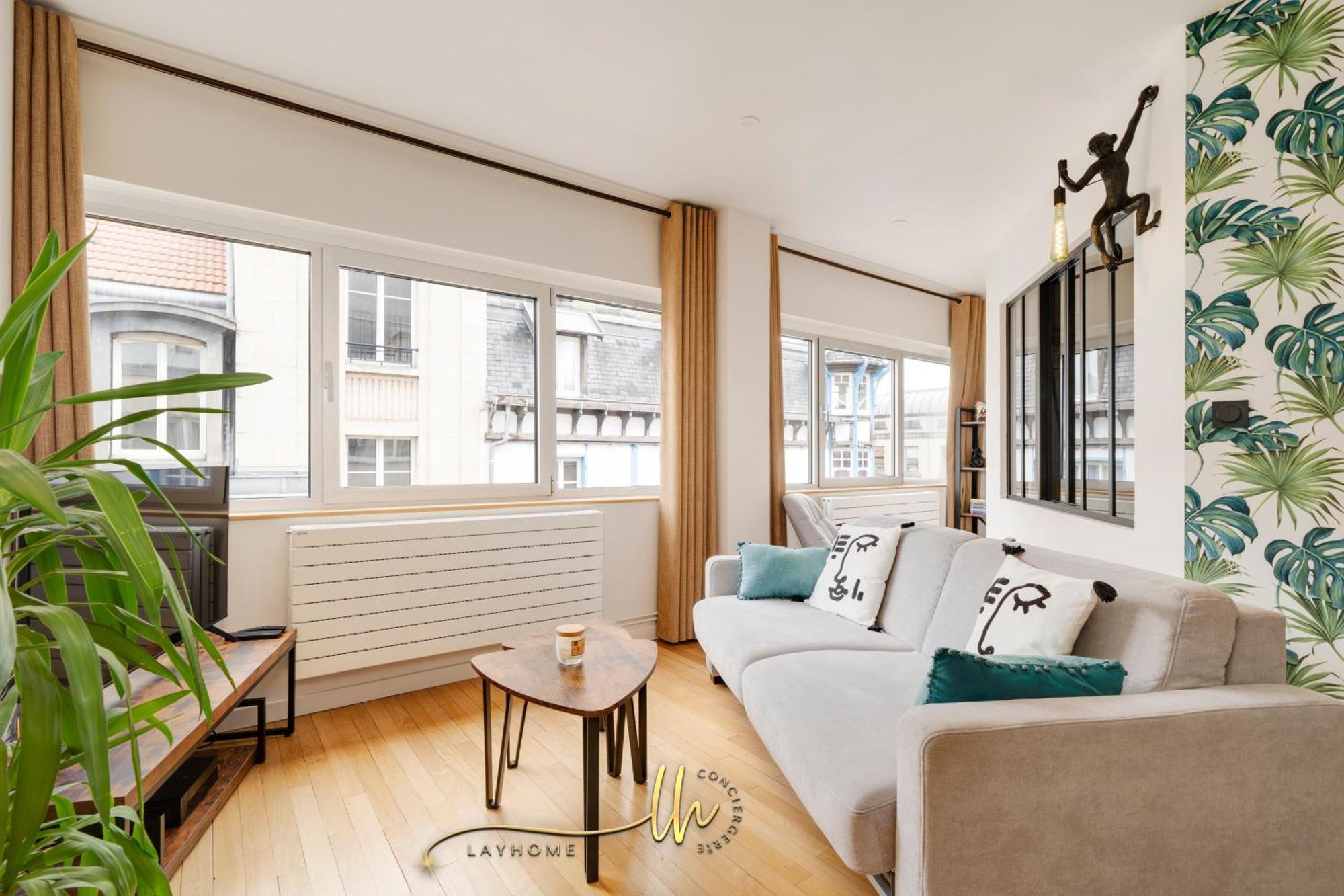 Apartment Chaleureux, Lumineux Et Confortable F2 Renove En Plein Coeur De Nancy