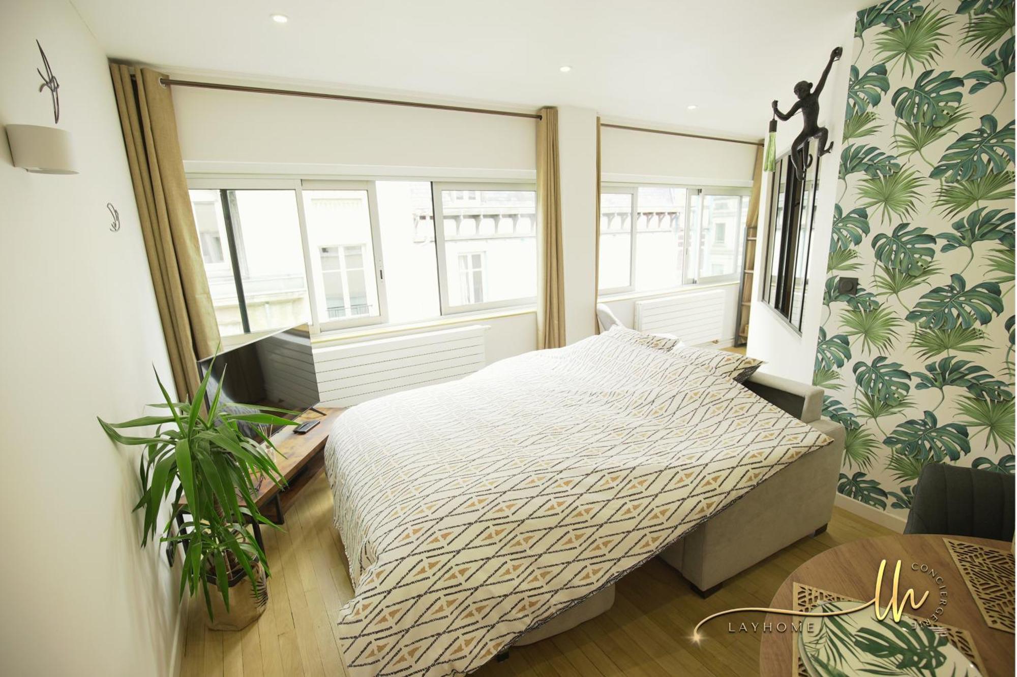 Appartement Chaleureux, Lumineux Et Confortable F2 Rénové En Plein Coeur De